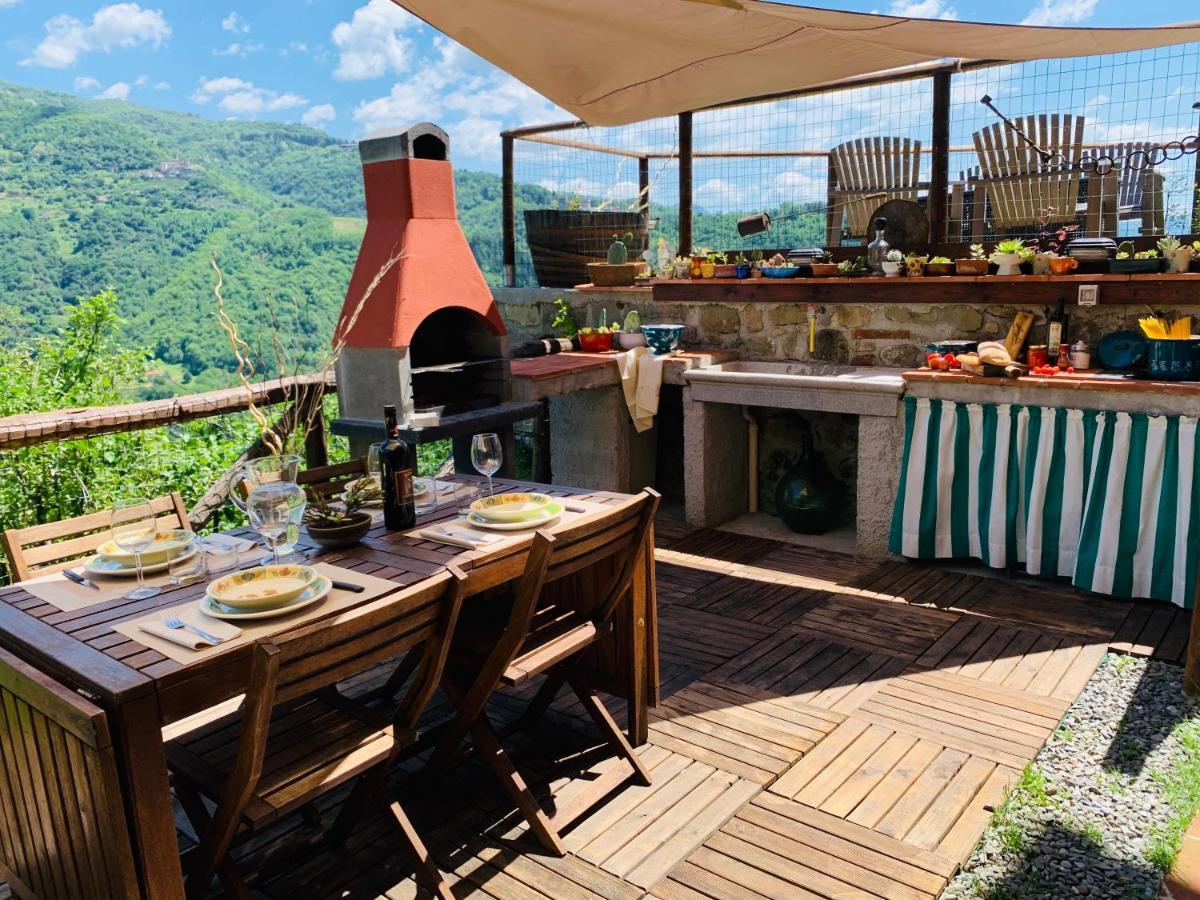 Вилла Casa Emma Fiattone In Garfagnana Экстерьер фото